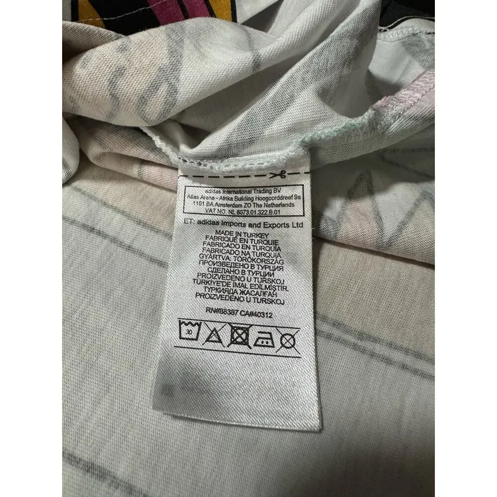 Adidas CM Tee Beach Print AOP Big Graphic Camel Size Large CE2272 - Picture 6 of 7